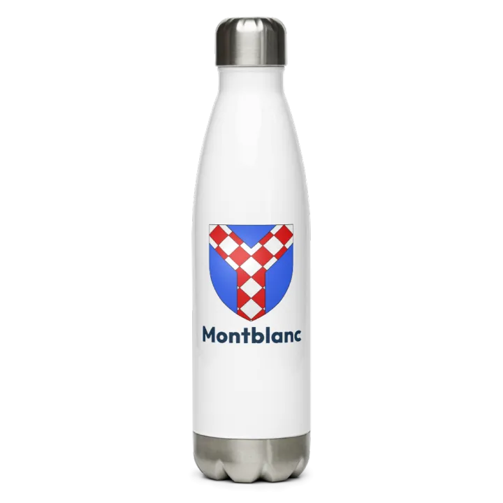Gourde inox blason de Montblanc