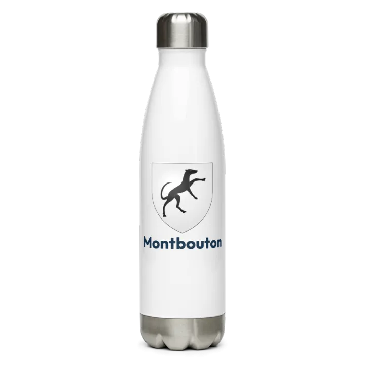 Gourde inox blason de Montbouton