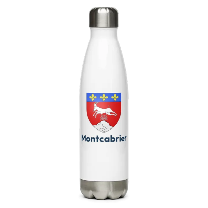 Gourde inox blason de Montcabrier
