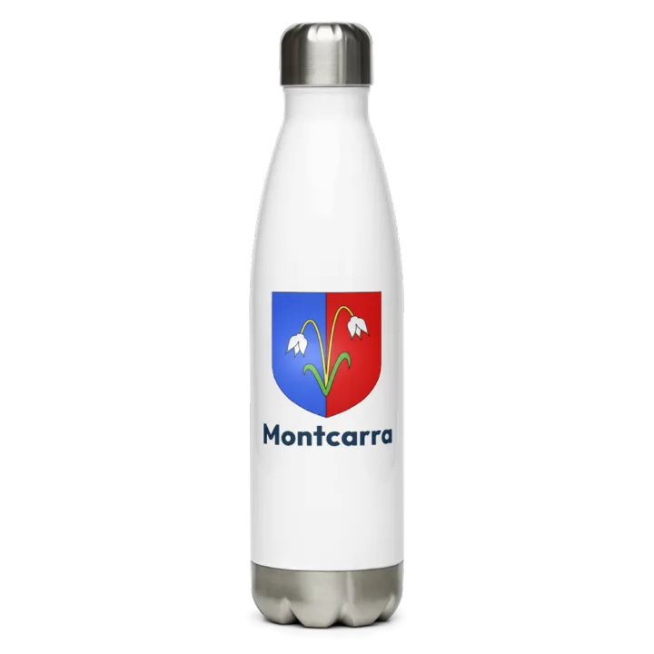 Gourde inox blason de Montcarra