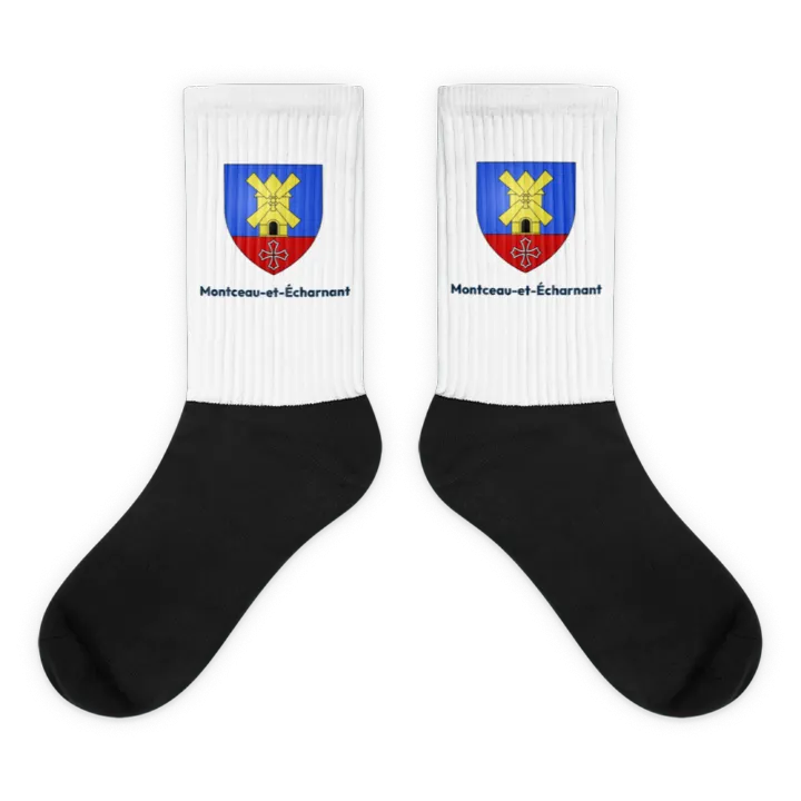 Chaussettes — blason de Montceau-et-Écharnant