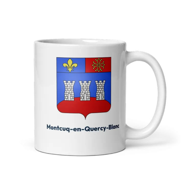 Mug blason de Montcuq-en-Quercy-Blanc