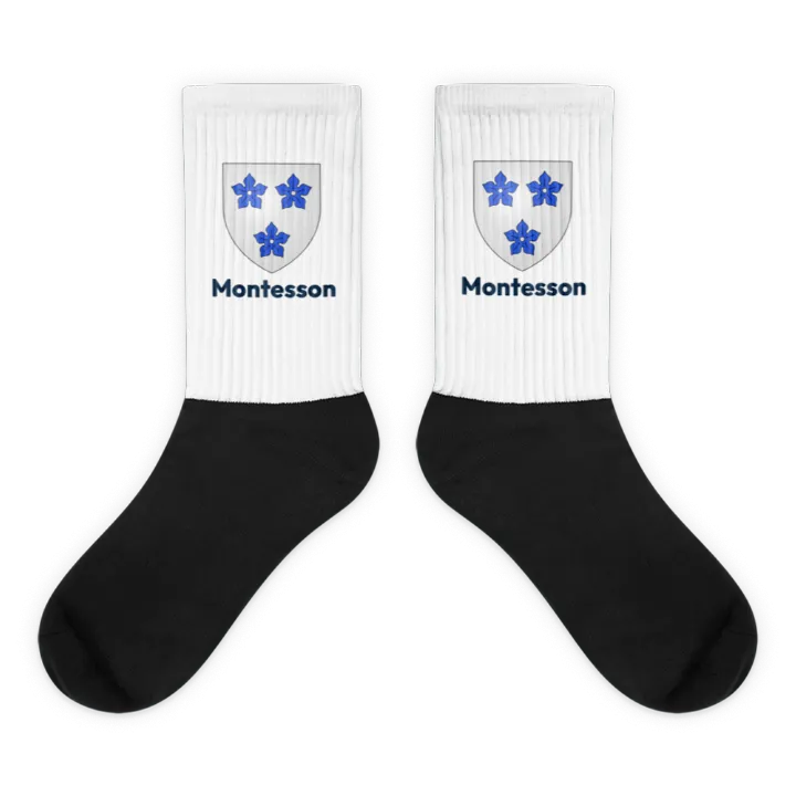 Chaussettes — blason de Montesson