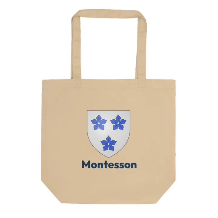Tote bag coton bio — blason de Montesson