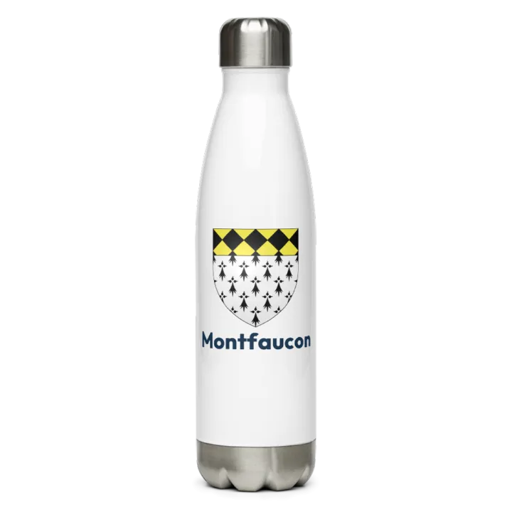 Gourde inox blason de Montfaucon