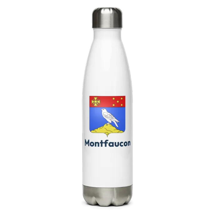 Gourde inox blason de Montfaucon