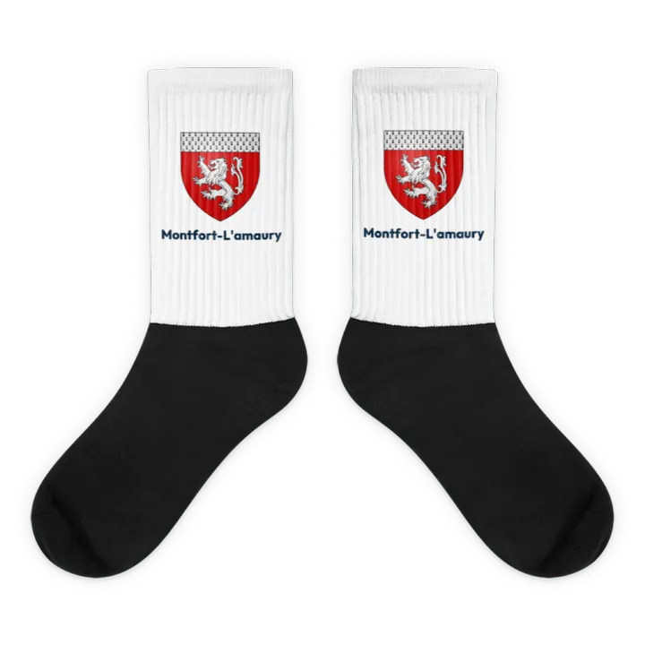 Chaussettes — blason de Montfort-l'Amaury