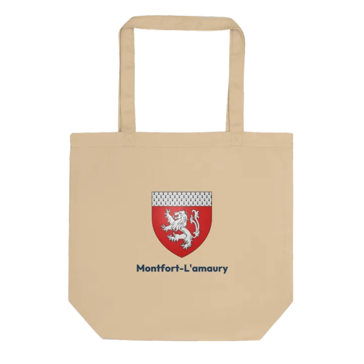 Tote bag coton bio — blason de Montfort-l'Amaury