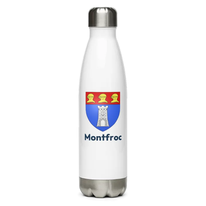 Gourde inox blason de Montfroc