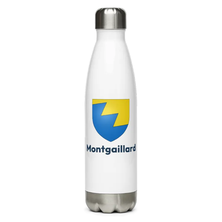 Gourde inox blason de Montgaillard