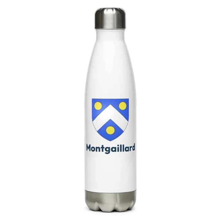 Gourde inox blason de Montgaillard