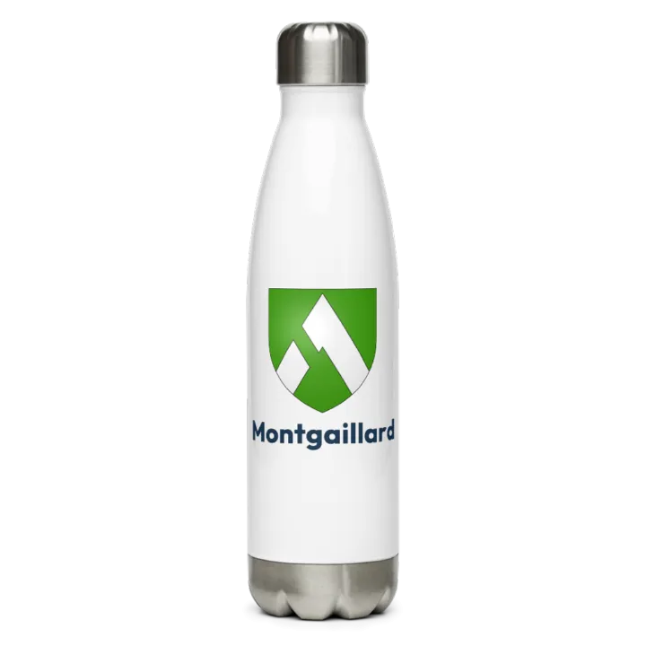 Gourde inox blason de Montgaillard