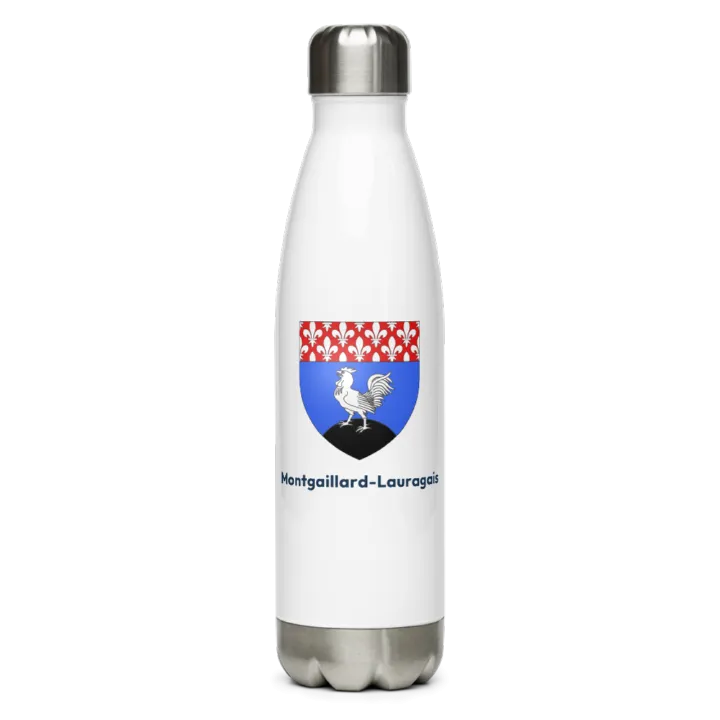 Gourde inox blason de Montgaillard-Lauragais