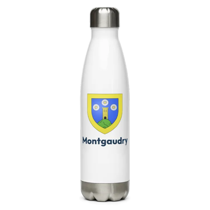 Gourde inox blason de Montgaudry