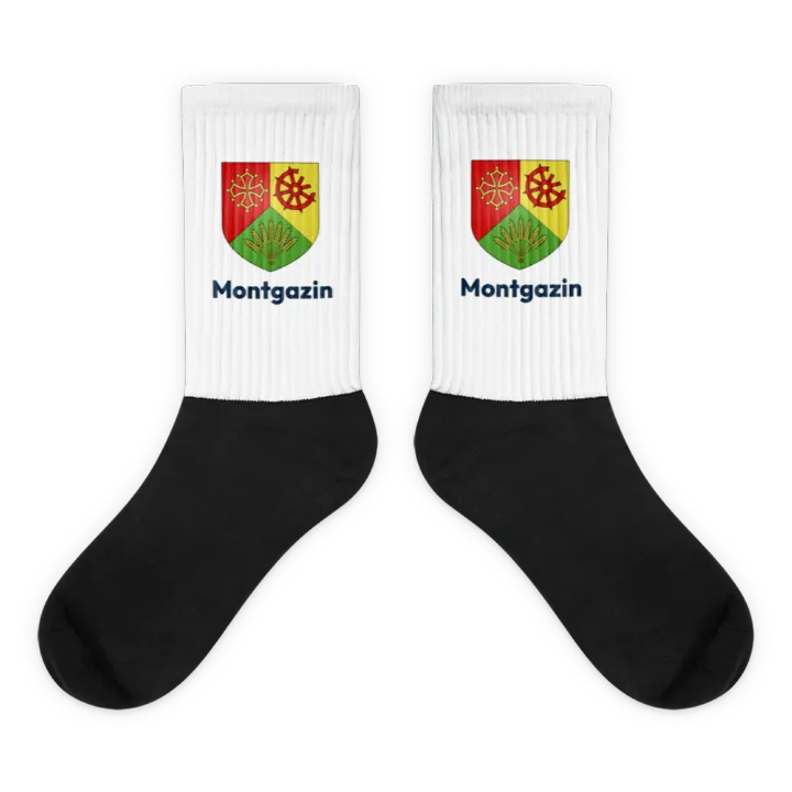 Chaussettes — blason de Montgazin