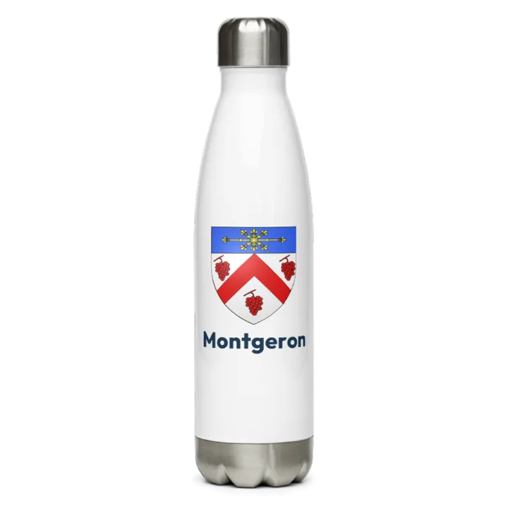 Gourde inox blason de Montgeron