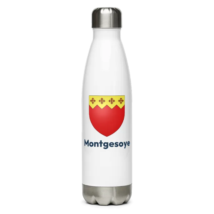 Gourde inox blason de Montgesoye