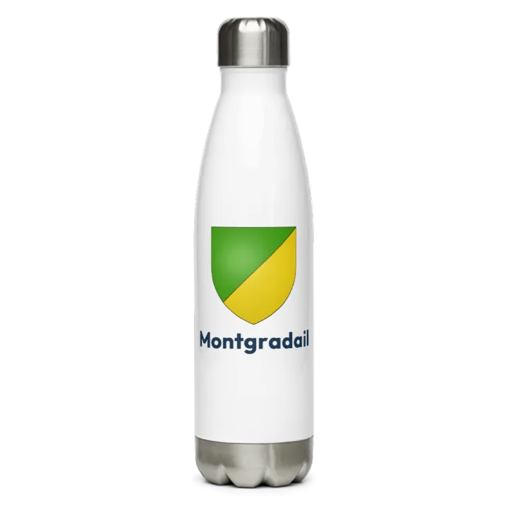 Gourde inox blason de Montgradail