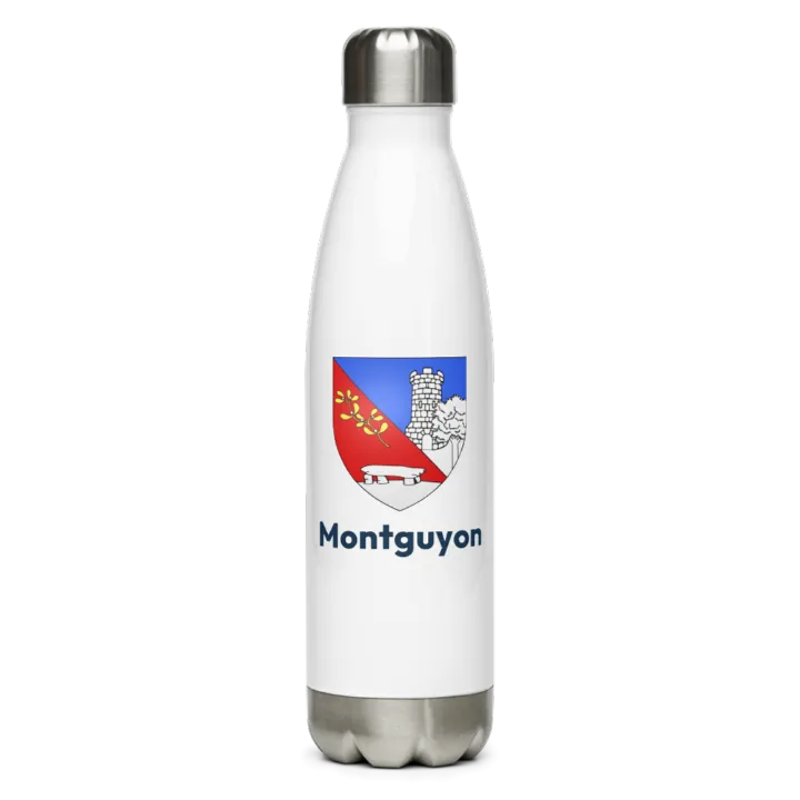 Gourde inox blason de Montguyon