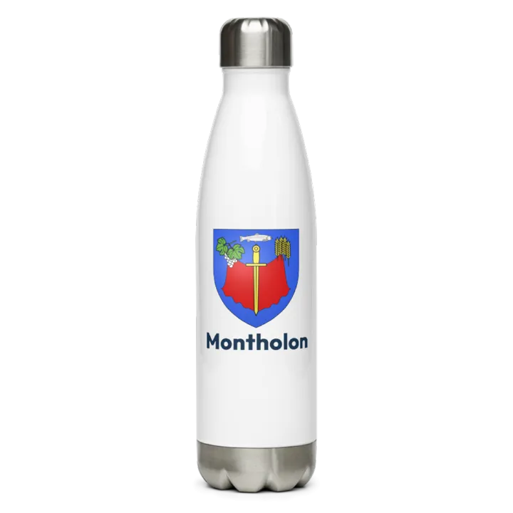 Gourde inox blason de Montholon