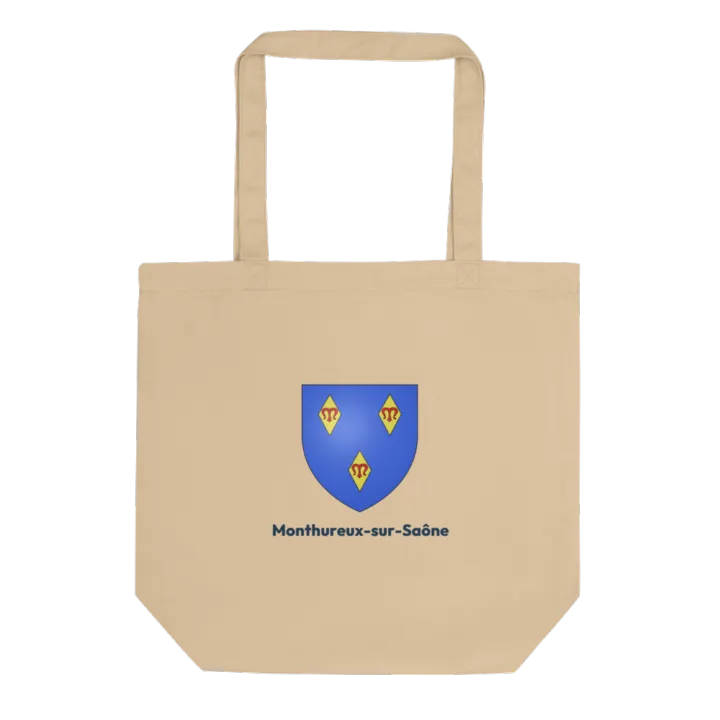 Tote bag coton bio — blason de Monthureux-sur-Saône