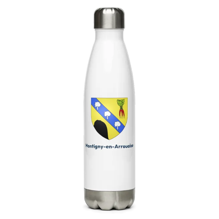 Gourde inox blason de Montigny-en-Arrouaise
