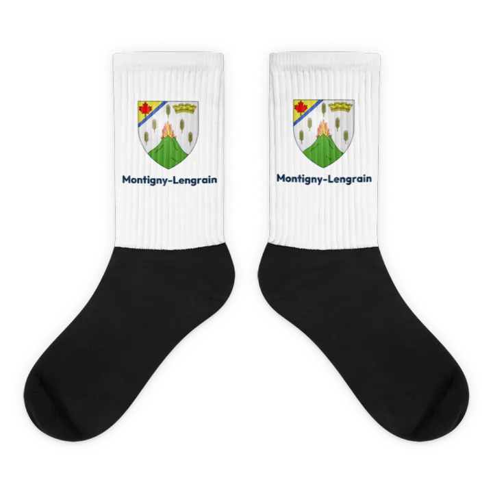 Chaussettes — blason de Montigny-Lengrain