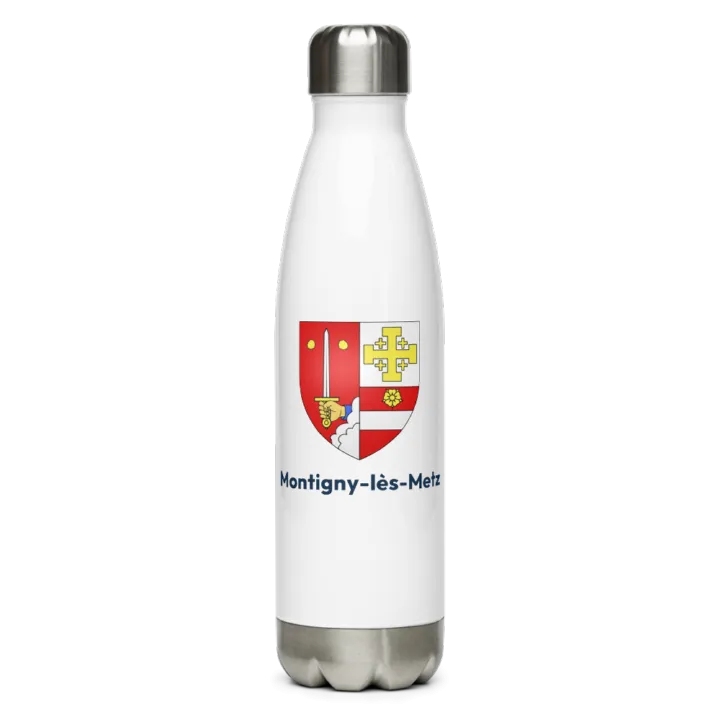 Gourde inox blason de Montigny-lès-Metz