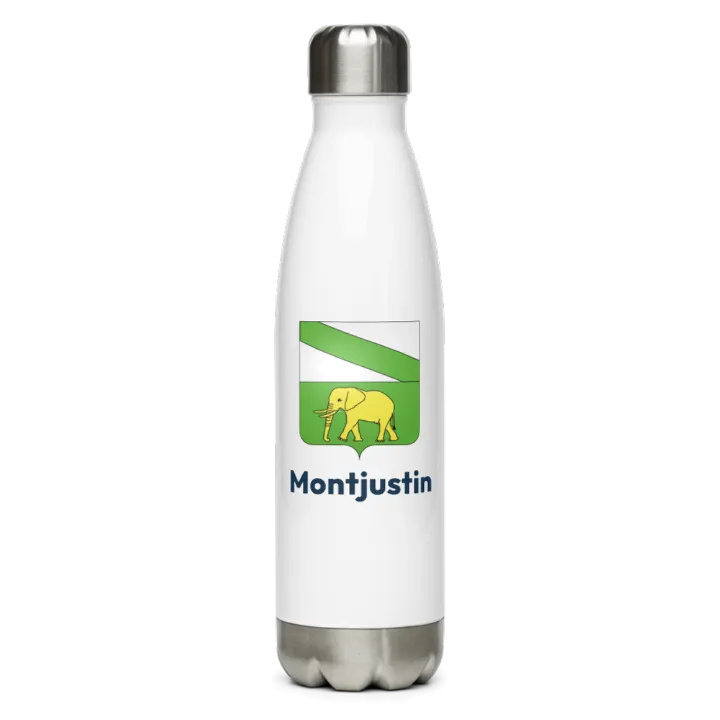 Gourde inox blason de Montjustin