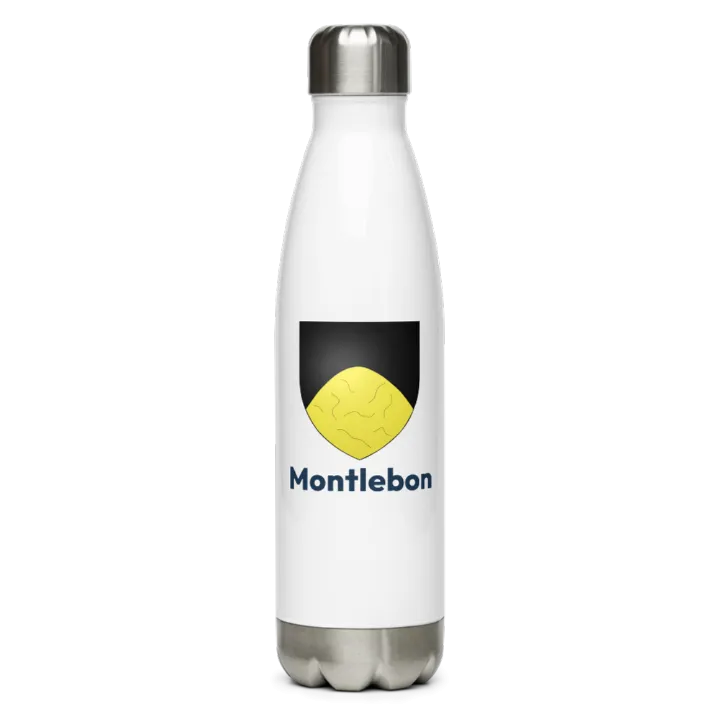 Gourde inox — blason de Montlebon