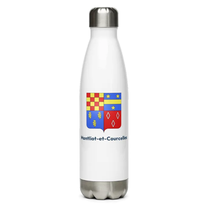 Gourde inox blason de Montliot-et-Courcelles