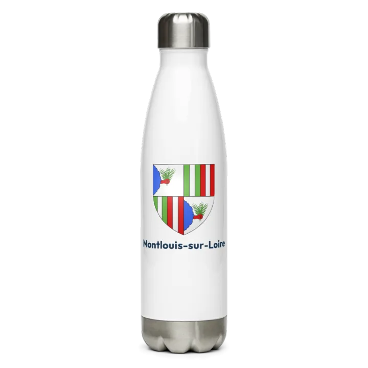 Gourde inox — blason de Montlouis-sur-Loire