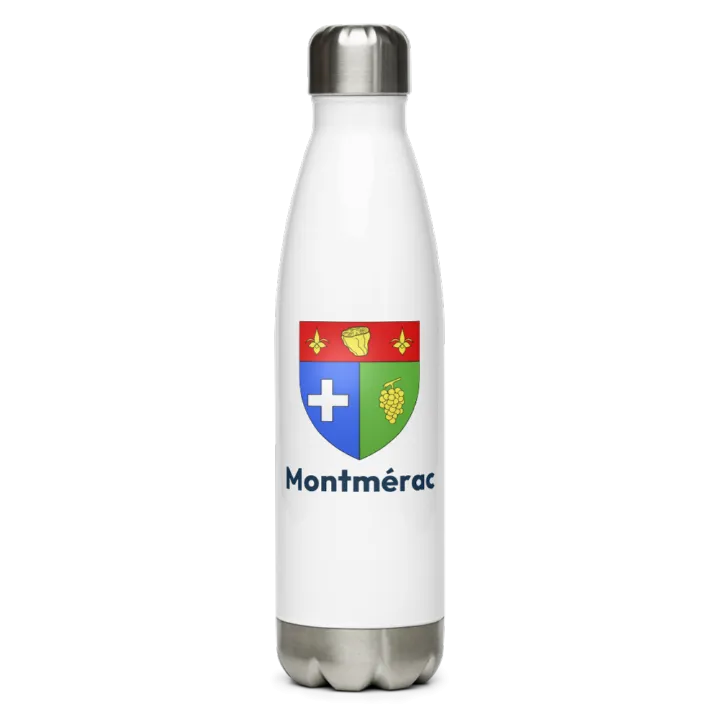 Gourde inox blason de Montmérac