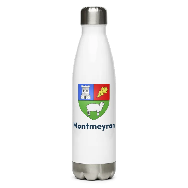 Gourde inox — blason de Montmeyran
