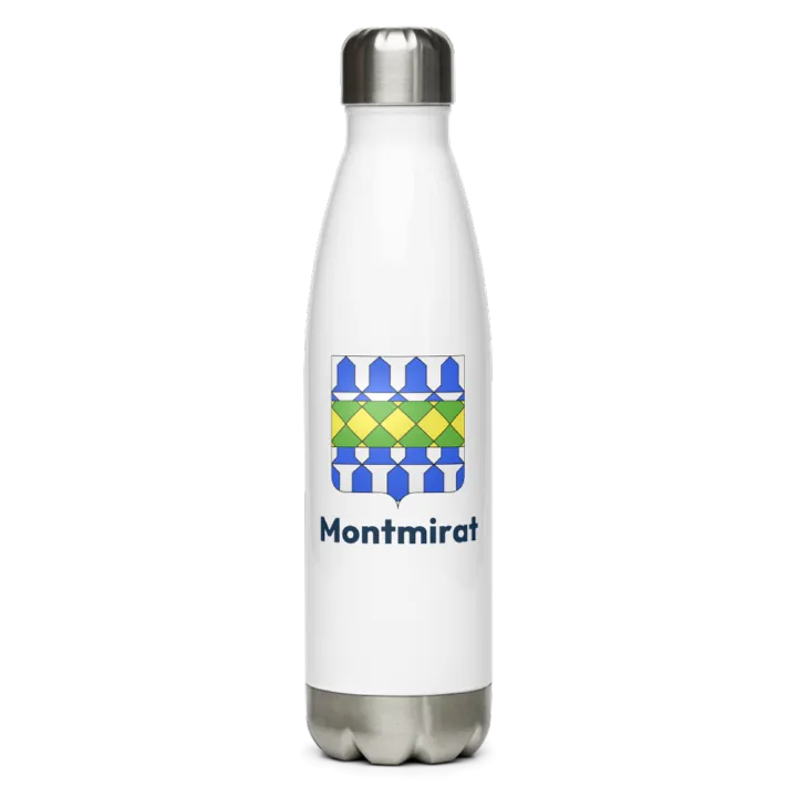 Gourde inox blason de Montmirat