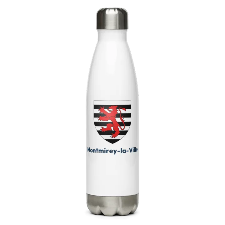 Gourde inox blason de Montmirey-la-Ville