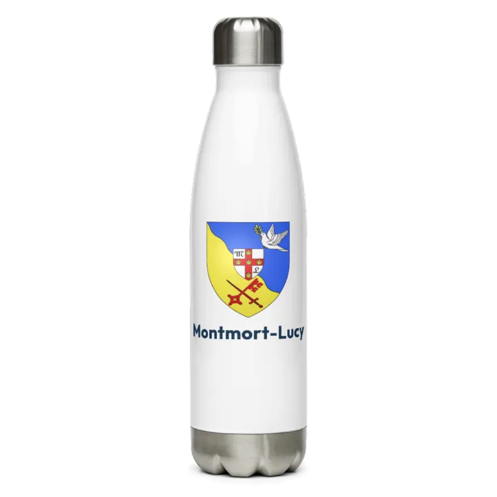 Gourde inox blason de Montmort-Lucy