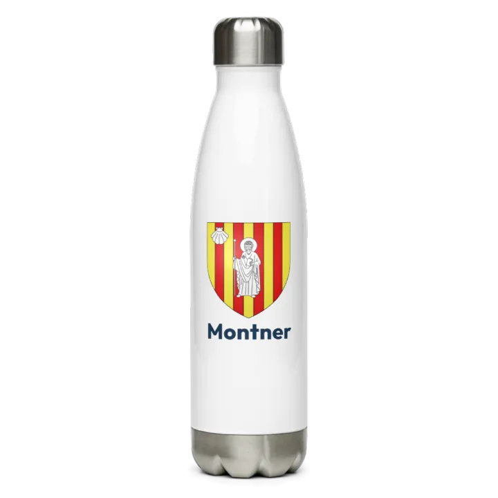 Gourde inox blason de Montner