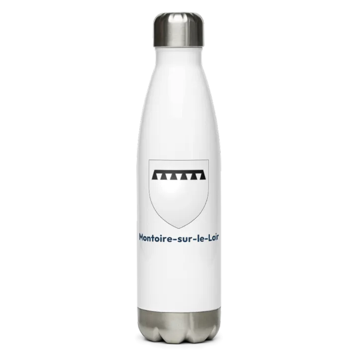 Gourde inox blason de Montoire-sur-le-Loir
