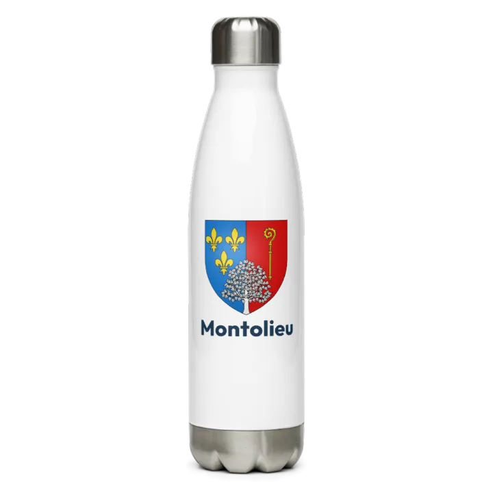 Gourde inox blason de Montolieu