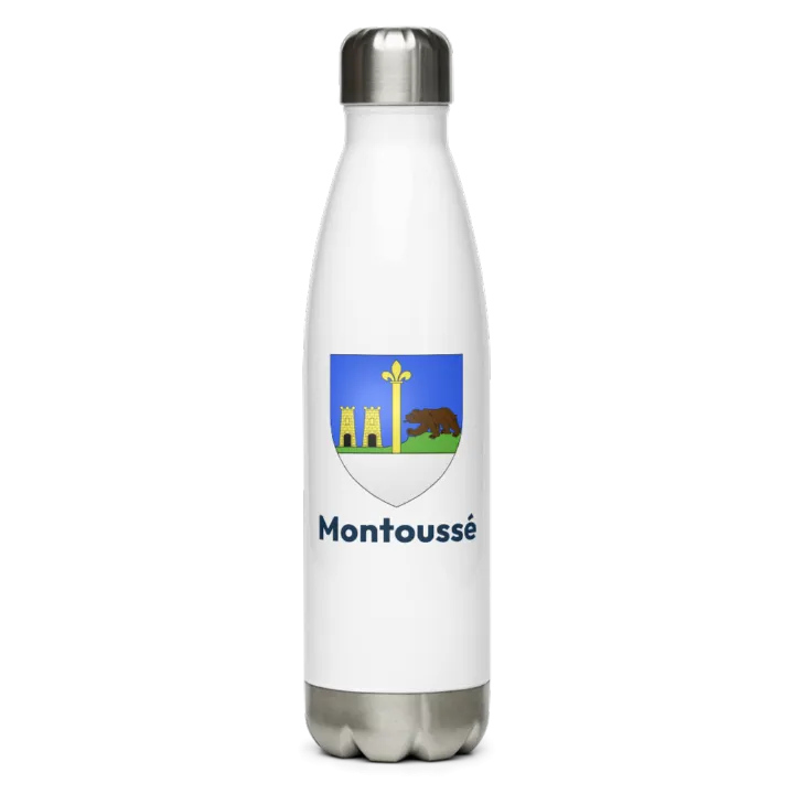 Gourde inox blason de Montoussé