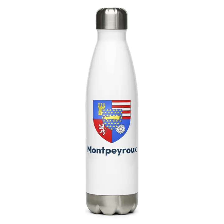 Gourde inox blason de Montpeyroux