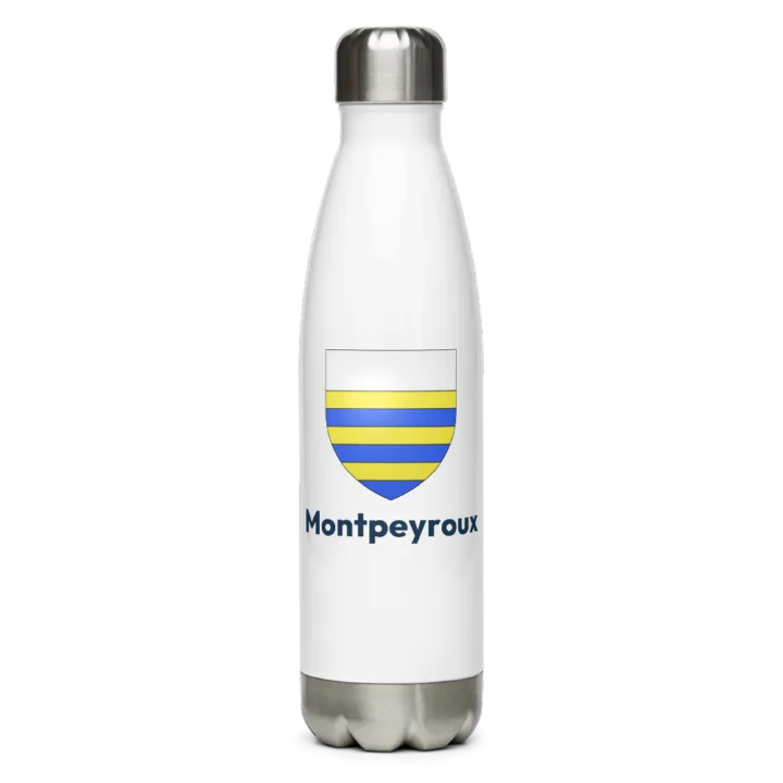 Gourde inox blason de Montpeyroux