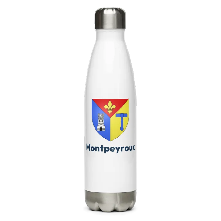 Gourde inox blason de Montpeyroux