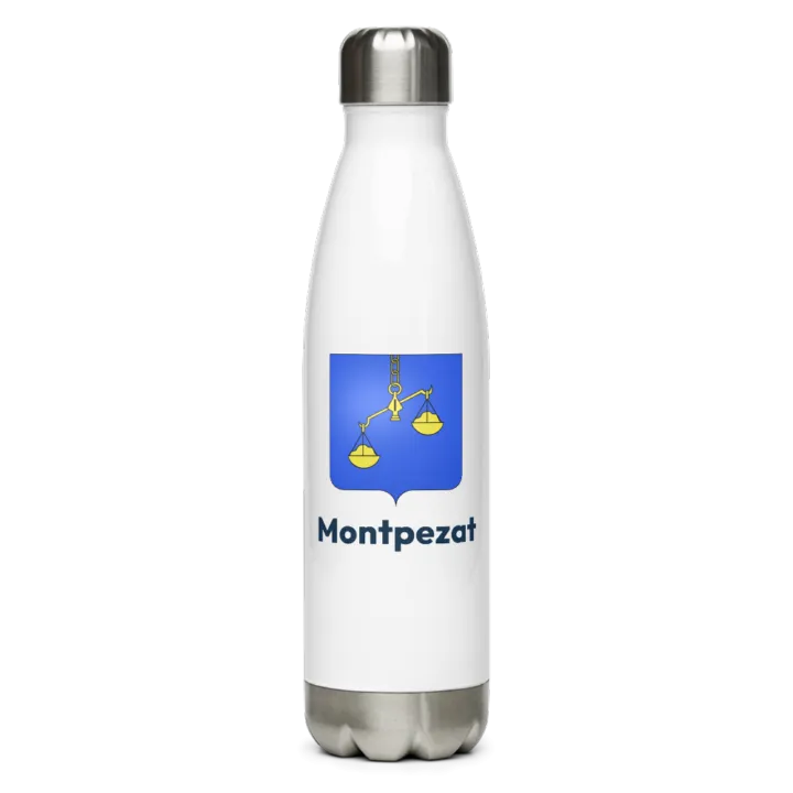 Gourde inox blason de Montpezat