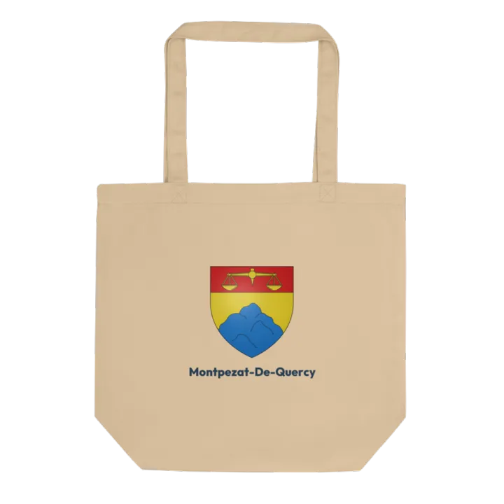 Tote bag coton bio — blason de Montpezat-de-Quercy