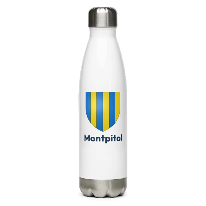 Gourde inox blason de Montpitol
