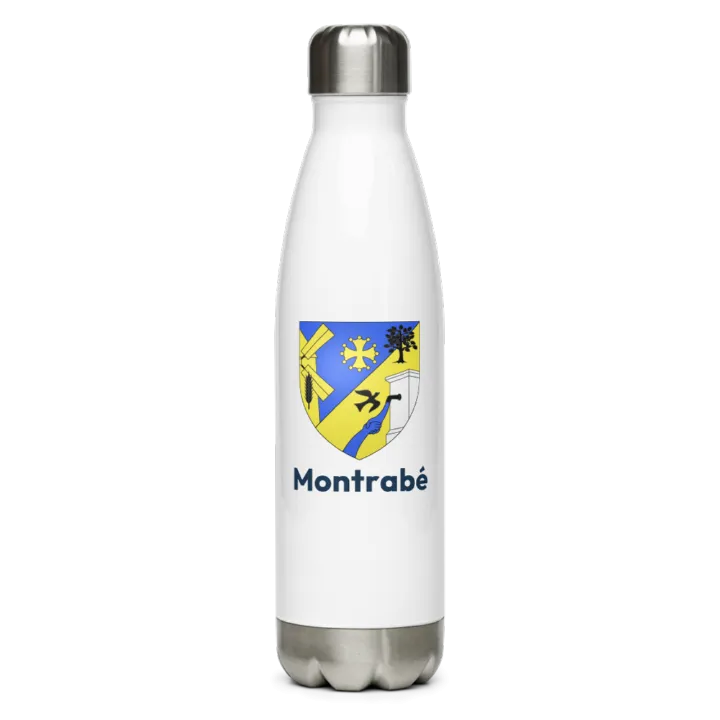 Gourde inox blason de Montrabé
