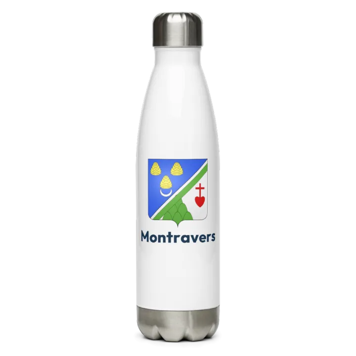 Gourde inox blason de Montravers