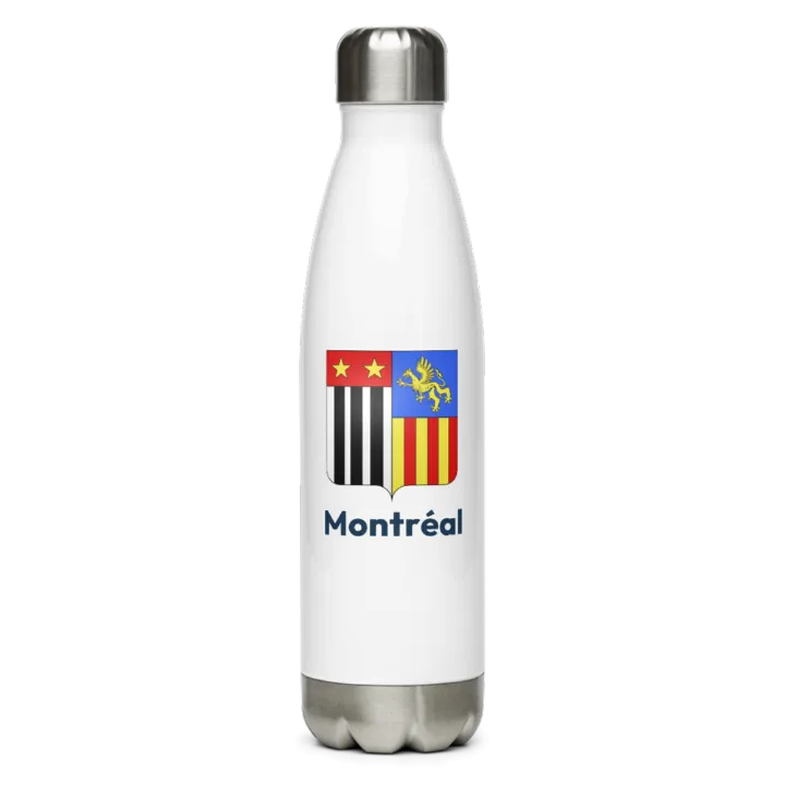 Gourde inox blason de Montréal